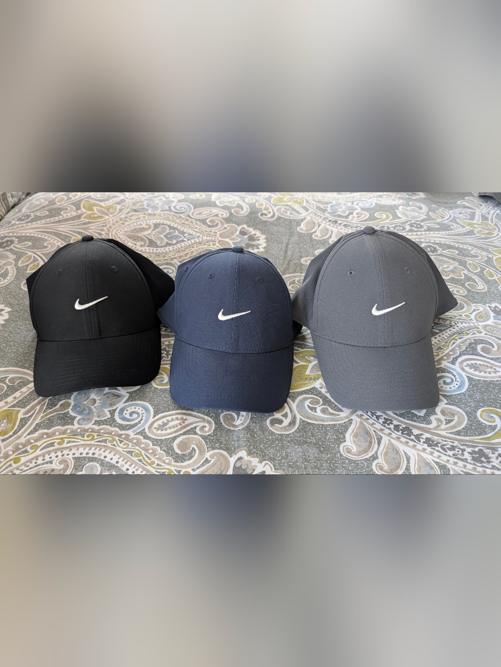 Nike Club Dri-FIT Caps with White Swoosh (3-pack)
